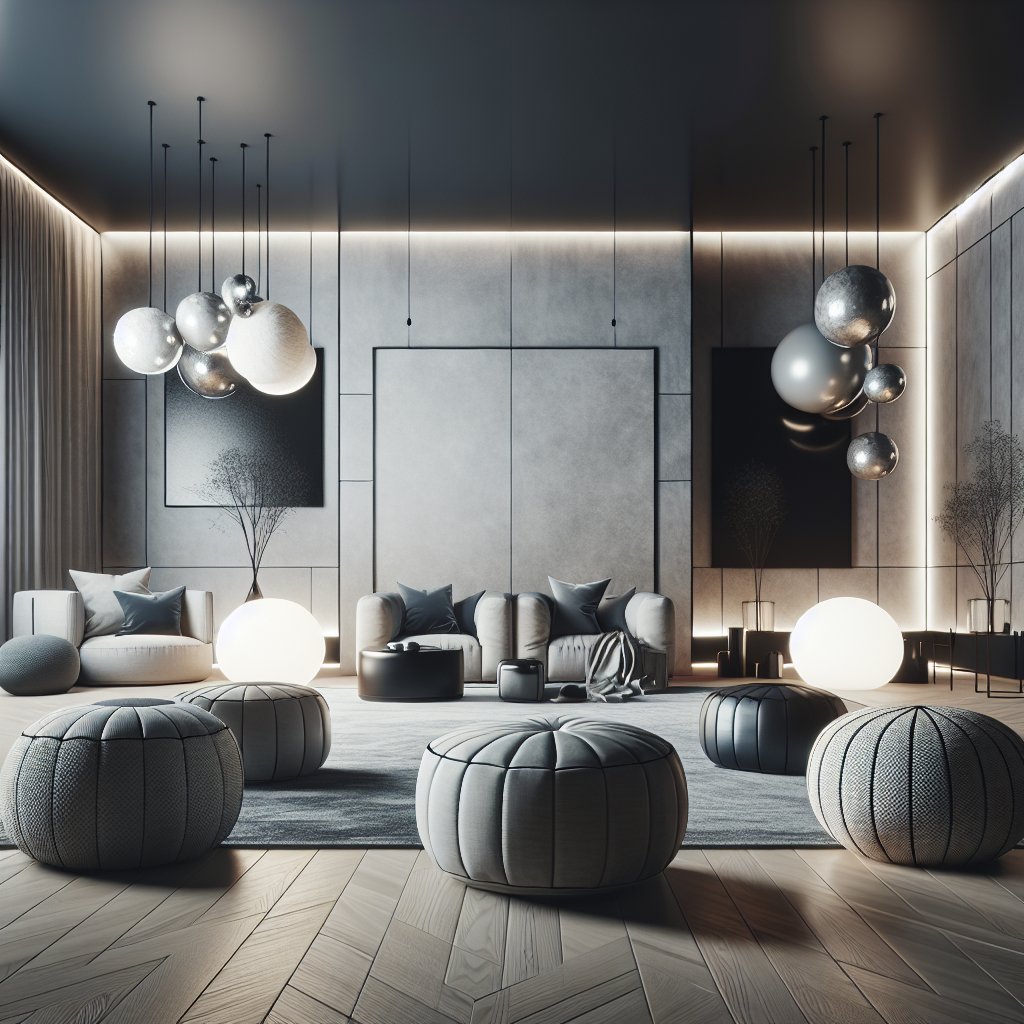 Designerskie pufy – nowoczesny akcent w aranżacji wnętrz